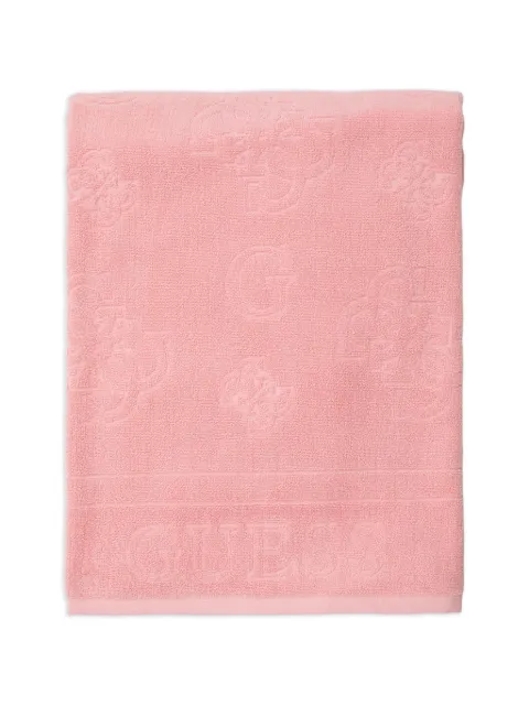 GUESS USA logo-jacquard beach towel Pink E6GZ01KG490
