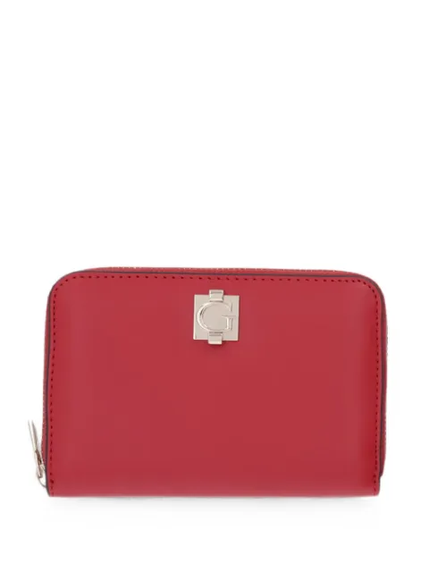 GUESS USA logo-plaque zip-around wallet Red SWVG9734140