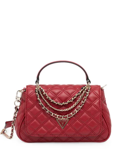 GUESS USA Giully chain-link tote bag Red HWQG9673190