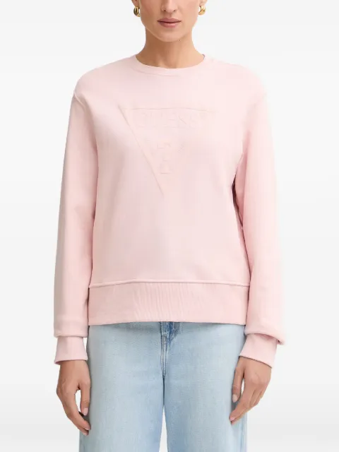 GUESS USA logo-embossed jumper Pink W6YQ04K3858