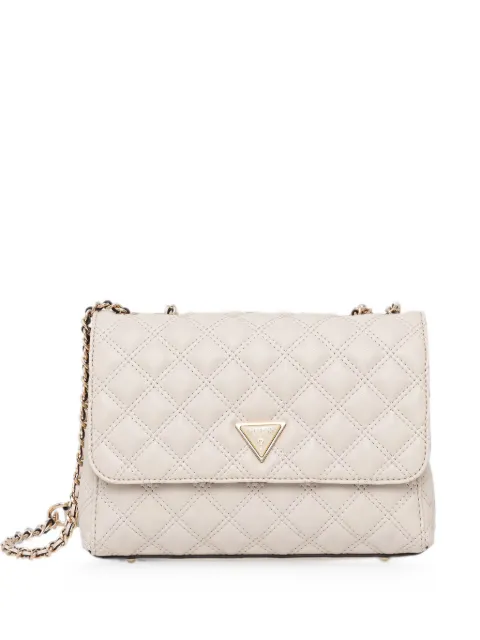GUESS USA Giully quilted cross body bag Neutrals HWQG9673200
