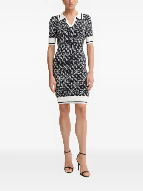 GUESS USA logo-monogram mini dress Blue W6YK32Z0963