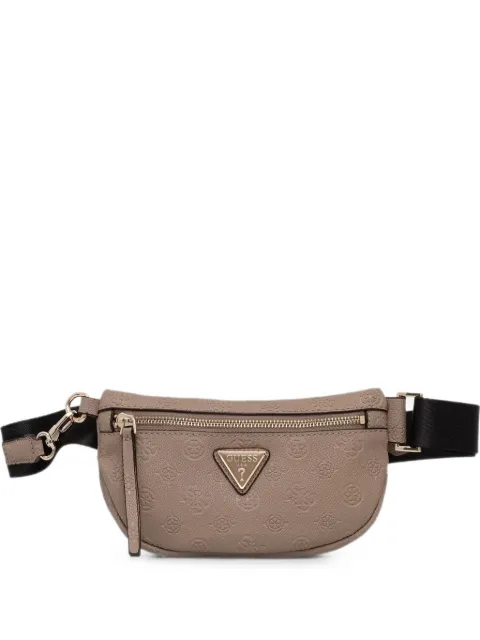 GUESS USA Devon logo-debossed belt bag Brown TWDP9745083
