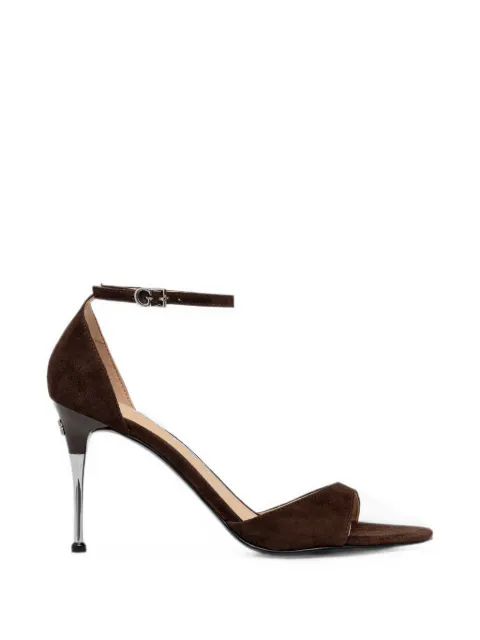 GUESS USA suede ankle-strap sandals Brown FLTSEESUE03