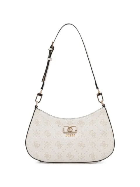 GUESS USA monogram-print logo-plaque tote bag Neutrals HWGP9928180