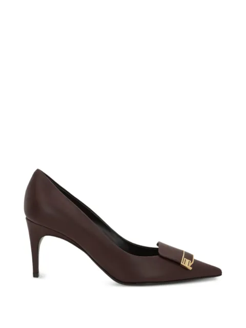 Sergio Rossi Sr Evolv buckle-detail pumps Red B14490MMVN136026