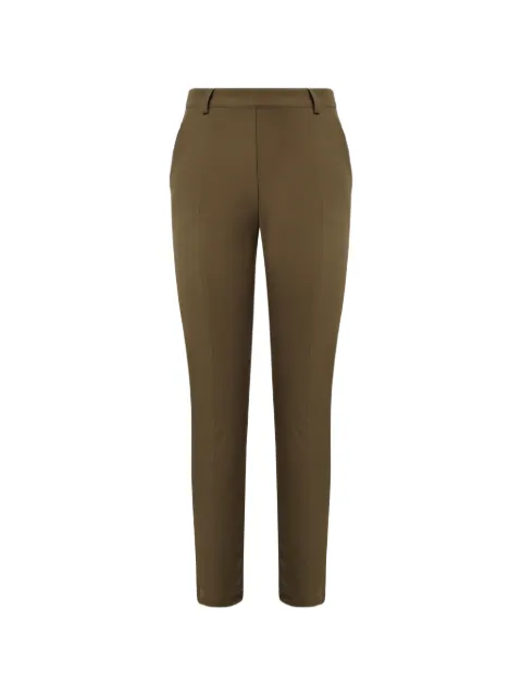 PINKO seam-detail belt-loop trousers Green 107801A3MP