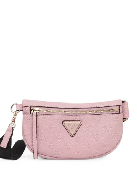 GUESS USA logo-embossed belt bag Pink TWDP9745083
