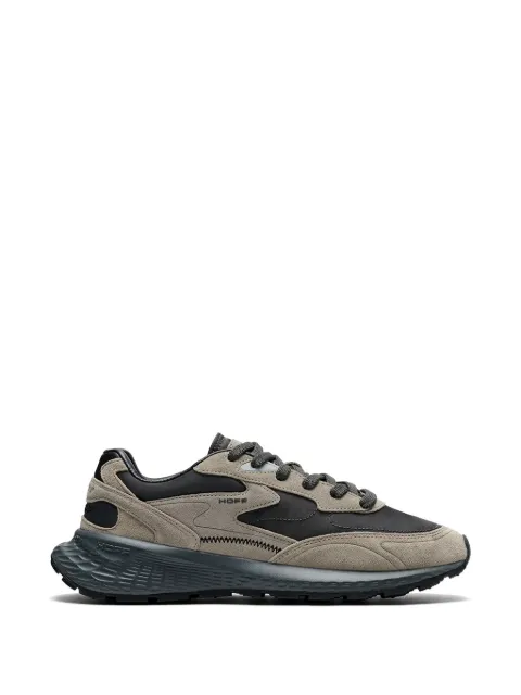 Hoff panelled calf leather-trim sneakers Neutrals 22635409
