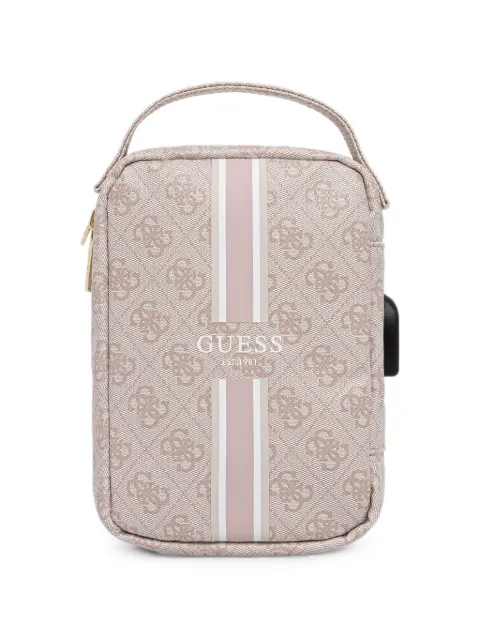GUESS USA monogram-print logo-stripe bag Neutrals GUHBP4RPSP