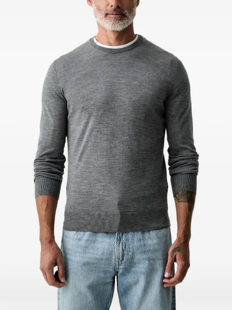 Hackett London crew neck long-sleeve sweater Grey HM7000204