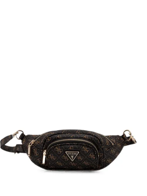 GUESS USA logo-print zip-around belt bag Black TWHQ9211080