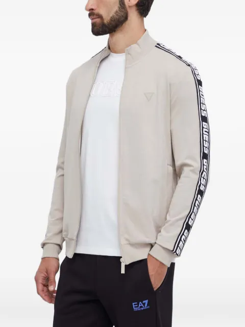 GUESS USA zip-up sweatshirt Neutrals Z2YQ12K6ZS1