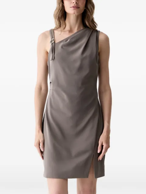 GUESS USA Livia asymmetric mini dress Brown W6YK28W2938