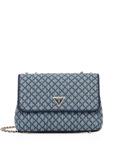 GUESS USA Giully quilted crossbody bag Blue HWDD9673200
