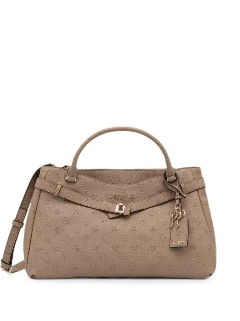 GUESS USA Ella logo-embossed detachable-strap tote bag Neutrals HWPD9746060