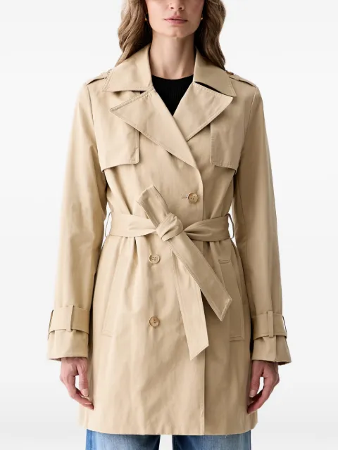 GUESS USA double-breasted belted trench coat Neutrals W6YL26W2915