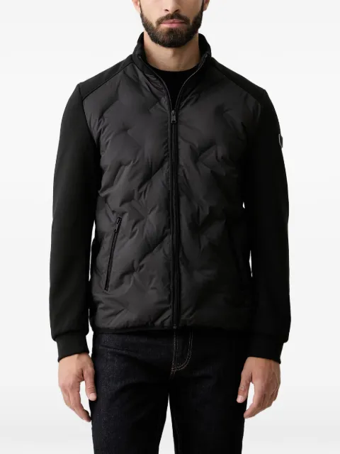 GUESS USA quilted logo-embossed padded jacket Black M6RL10WJ232