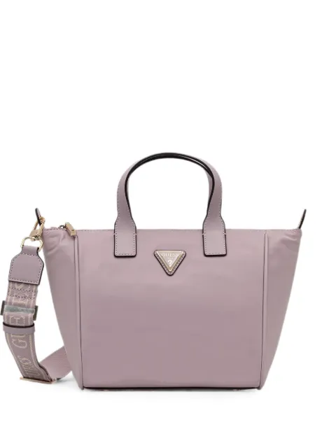 GUESS USA logo-plaque tote bag Purple TWNN9676019