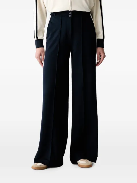 GUESS USA side-stripe wide-leg palazzo pants Blue V6YB26K5139
