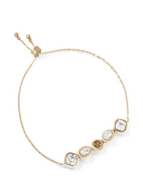 GUESS USA crystal-embellished 4G logo bracelet Gold JUBB05570JW