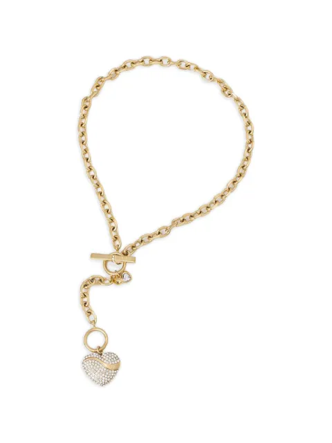 GUESS USA heart-pendant necklace Gold JUBN04494JW