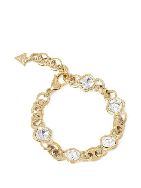 GUESS USA crystal-embellished curb-link bracelet Gold JUBB05311JW
