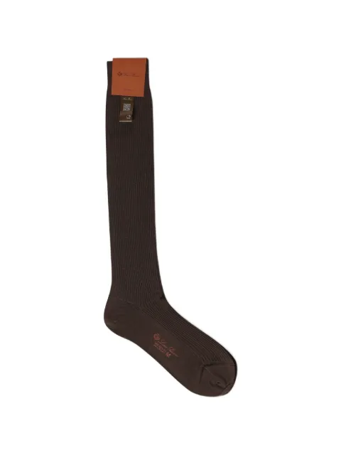 Loro Piana wool socks Brown FAP2930H337
