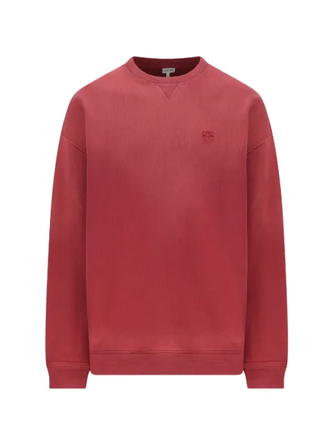 LOEWE Anagram-embroidered sweatshirt Red H526Y24X87