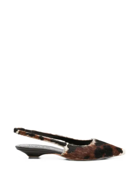Augusta Harper calf-hair pumps Brown HARPERDARKCOW