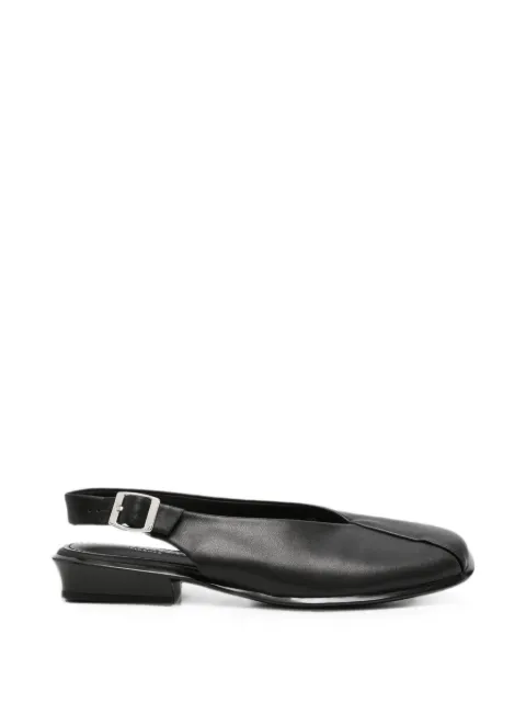 SERGIO MORETTI FIRENZE slingback square-toe pumps Black 604426156BLK