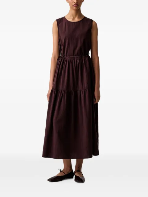 Marc O'Polo tiered sleeveless maxi dress Purple 5000010797