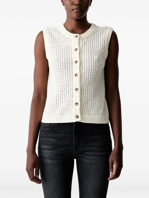 Marc O'Polo pointelle-knit button-up cardigan Neutrals 5000010042