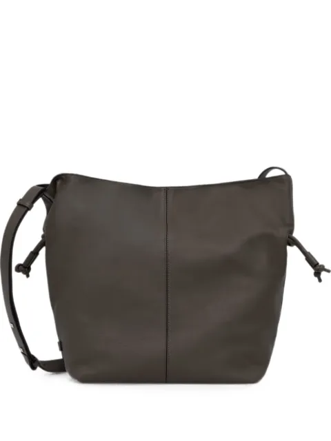 Marc O'Polo Sienna drawstring leather shoulder bag Green 5000010836