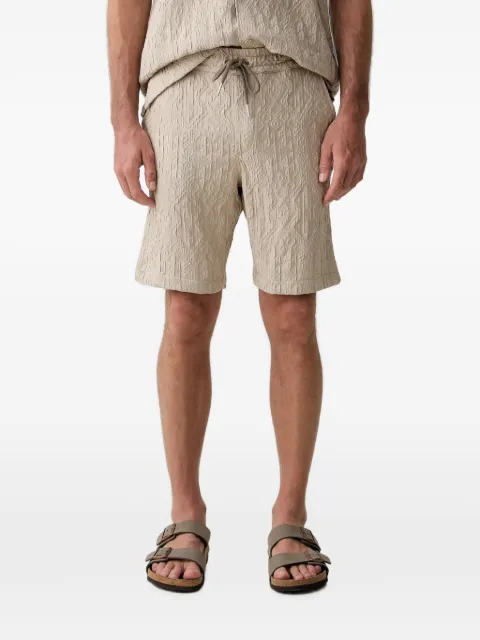 Lindbergh jacquard-woven drawstring shorts Neutrals 30503739