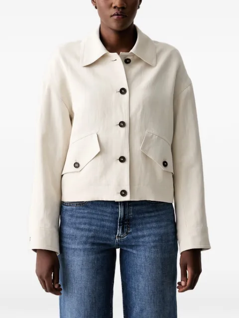 Marc O'Polo button-up spread-collar jacket Neutrals 5000013353