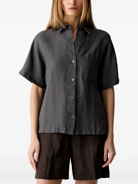 Marc O'Polo short-sleeve button-up shirt Grey 5000014206