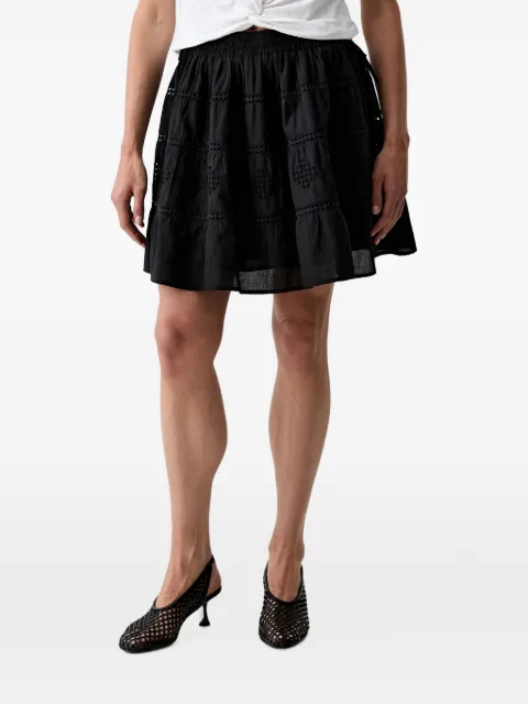 Marc O'Polo broderie-anglaise mini skirt Black 5000014526