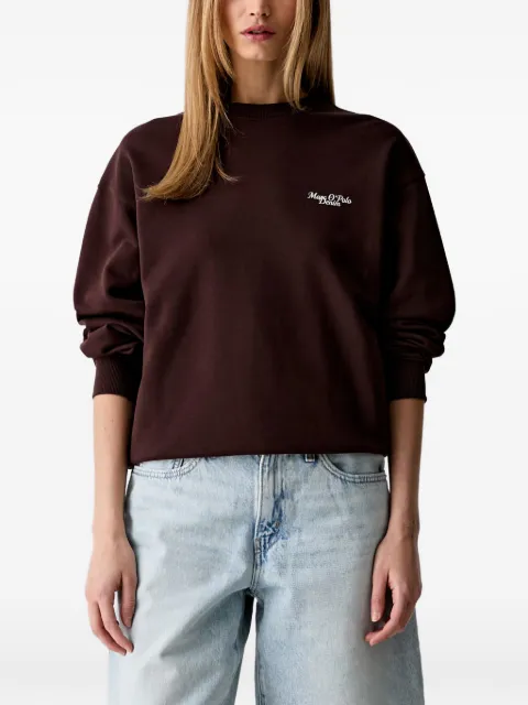Marc O'Polo graphic-print sweatshirt Brown 5000013863