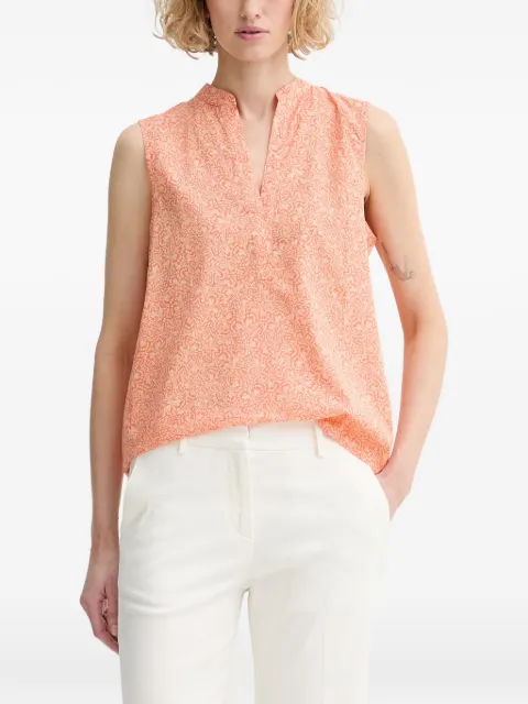Marc O'Polo floral-print sleeveless blouse Orange 5000014186