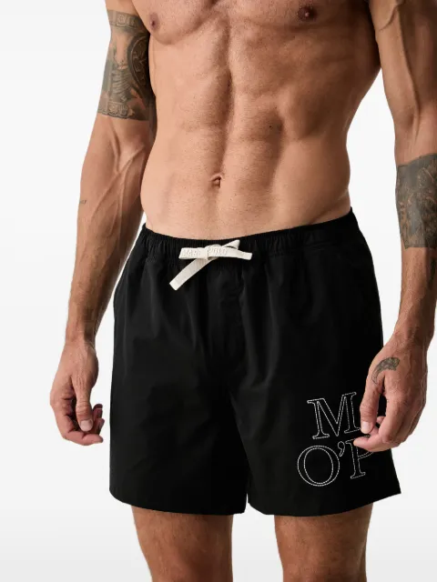 Marc O'Polo logo-print swim shorts Black 10226747
