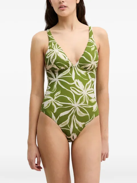 Marc O'Polo floral-print swimsuit Green 10227941