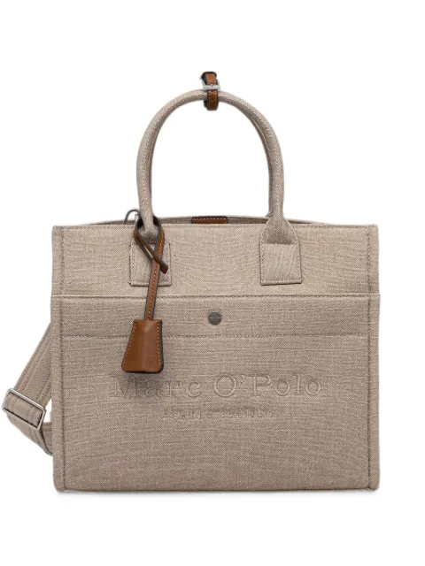 Marc O'Polo medium logo-embroidered tote bag Neutrals 5000010862