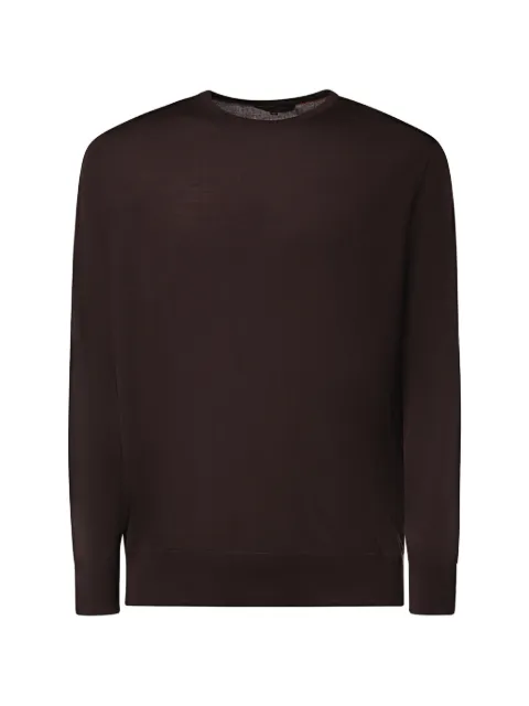 Loro Piana crew-neck top Brown FAI1916H0V5