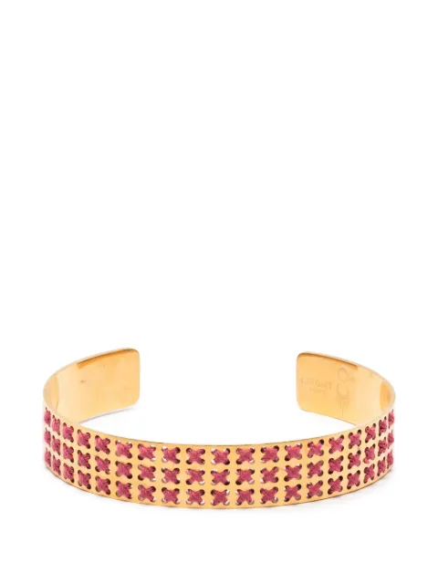 L'EIGHT STUDIO engraved cuff bracelet Gold BR01GLCRS