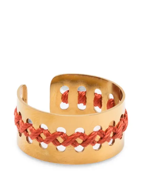 L'EIGHT STUDIO embroidery band ring Gold RG02GLCRS