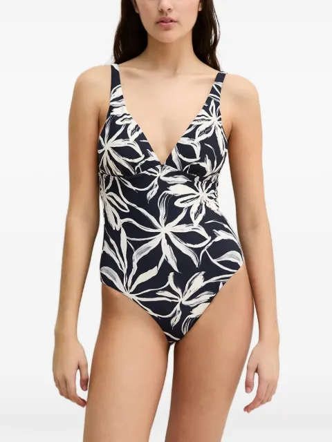 Marc O'Polo floral-print swimsuit Black 10226489