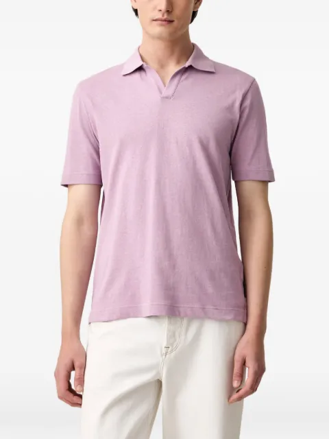 Marc O'Polo short-sleeve polo-neck T-shirt Purple 5000012676