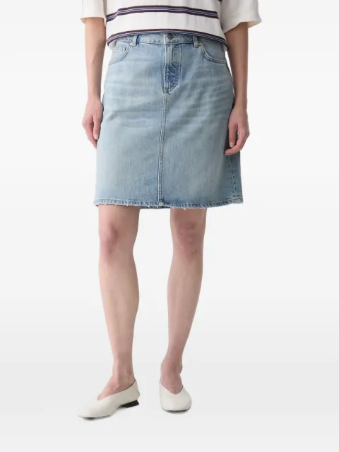 Marc O'Polo logo-patch mini skirt Blue 5000014443