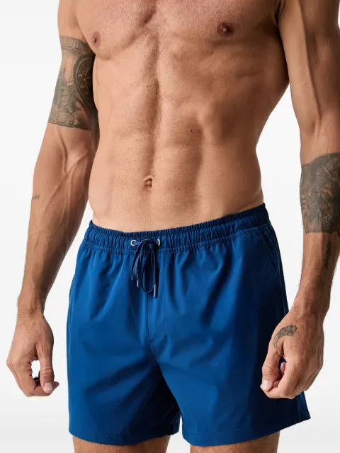 Marc O'Polo logo-patch drawstring swim shorts Blue 10226748